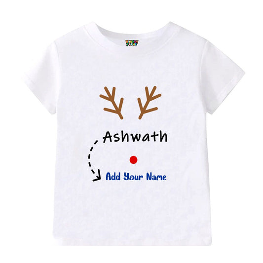 Customised Reindeer Theme Tshirt