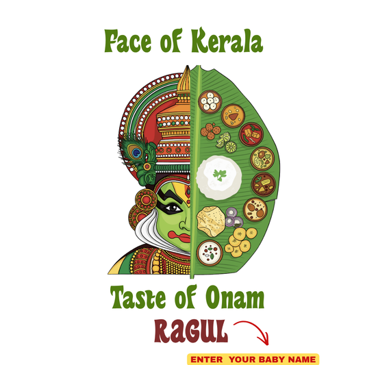 Happy Onam Graphic Kids T-Shirt | Festival Special