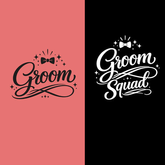 Customized Groom Squad T-Shirts | Perfect Gift for Bachelor Party Crew