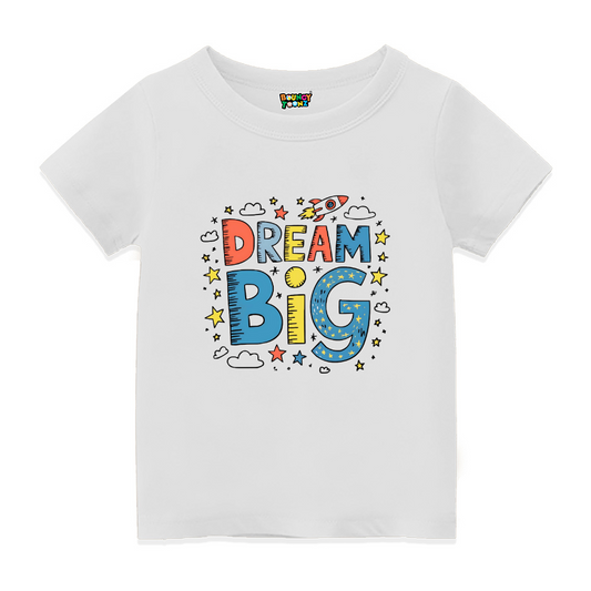 Dream Big Kids Personalised Tshirt