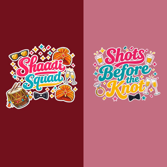 Groom Squad Party Wear T-Shirts | Bachelor Trip Matching Outfit