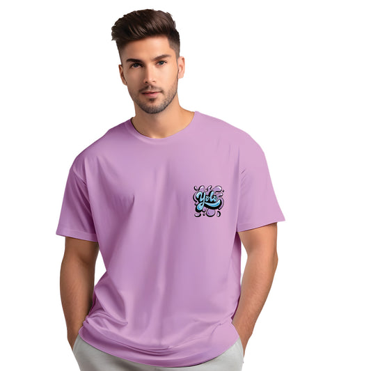 oversized print men's t shirt