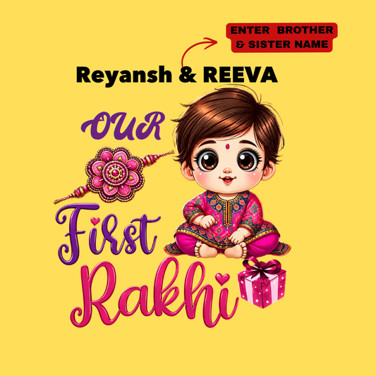 Memory Maker Rakhi Combo Romper & T-Shirt