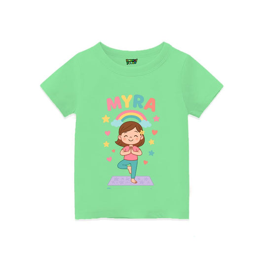 Personalized Little Yogi T-Shirt – Add Your Kid’s Name!