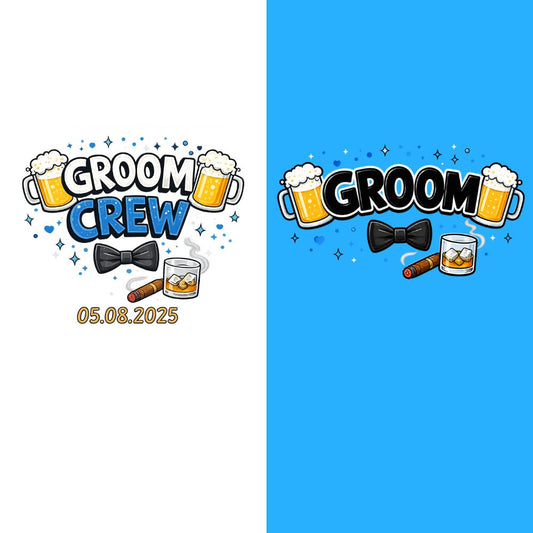 Team Groom Matching Tees for Bachelor Party & Boys Trip