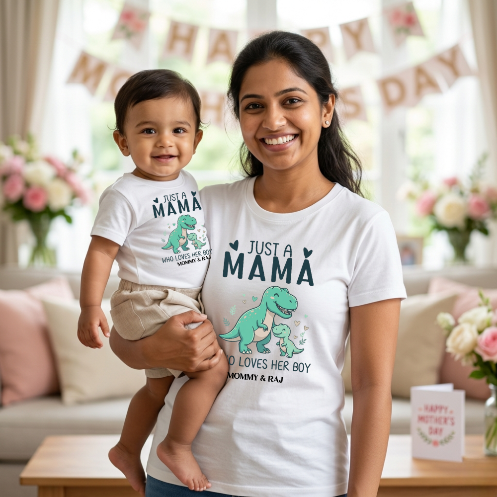 Our First Mother’s Day Matching Mom & Baby T-Shirts & Rompers