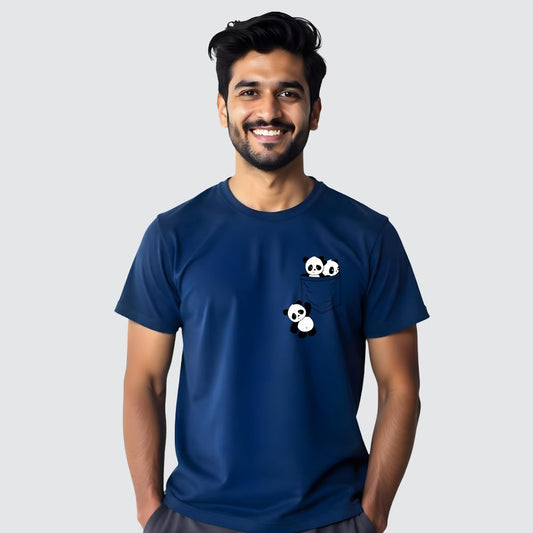 Pocket Panda - Men's Casual Tees