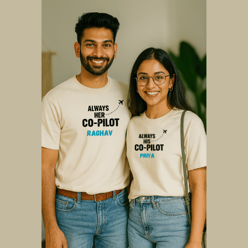Couple T Shirts for Lovers – Valentine Day Special Cotton T Shirts