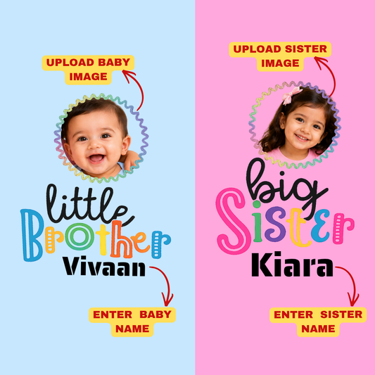 Personalized Raksha Bandhan Tee & Romper Collection