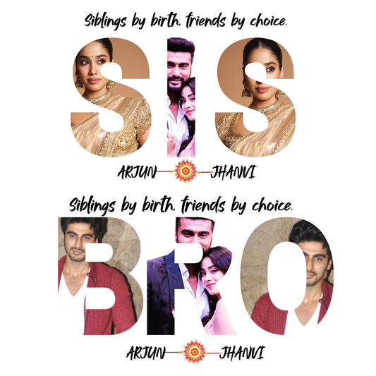 Photo Print Brother Sister T-Shirt Combo