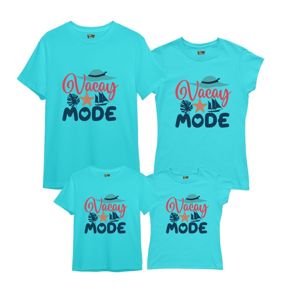 T shirt matching Aquablue