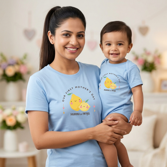 Best First Mother’s Day Gift – Mom & Baby Matching T-Shirts & Rompers India