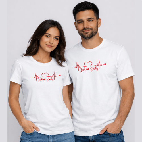 Couple T Shirts Valentine Mood Wear – Matching Love Tees