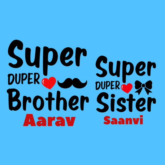 Forever Us Rakhi Combo T-Shirts