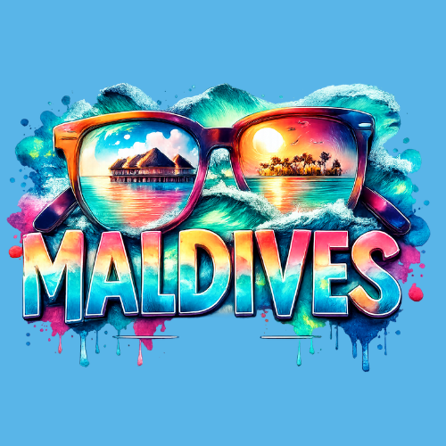 Maldives Travel Tshirts for Family and Friends
