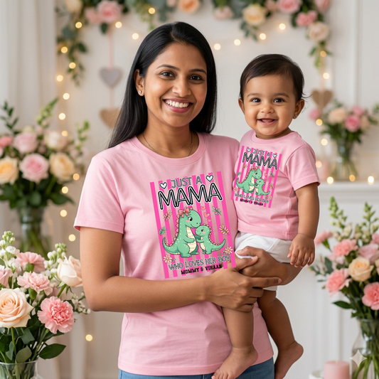 First Mother’s Day Matching T-Shirts & Rompers – Mom & Newborn Baby