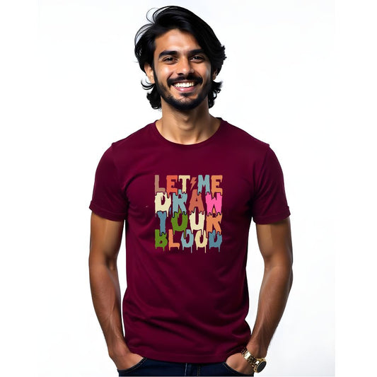 Let Me Draw Your Blood - Bold & Edgy Men's Casual Tees