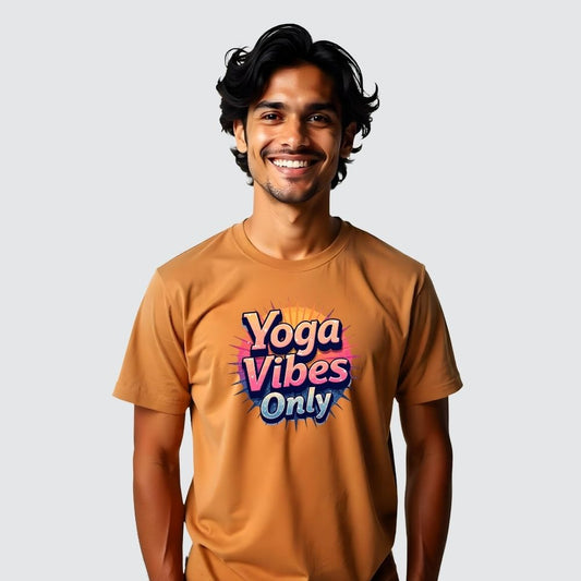 Yoga Vibes Only - Cool Men's Casual Tees