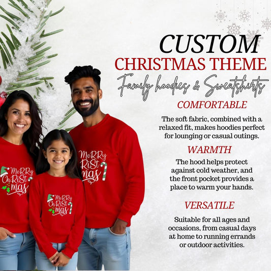 Merry Christmas Family Sweatshirts