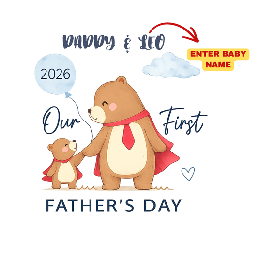 Father Son Daughter Matching T-Shirts | Dad & Baby Twinning Combo Tees for Father’s Day 2026