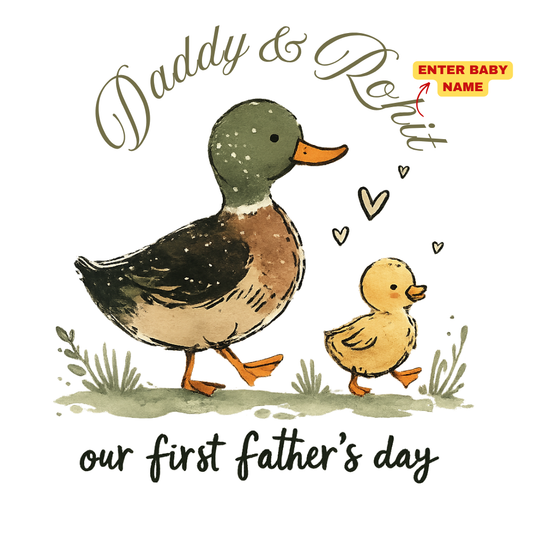 New Dad & Baby Matching T-Shirts for First Father’s Day