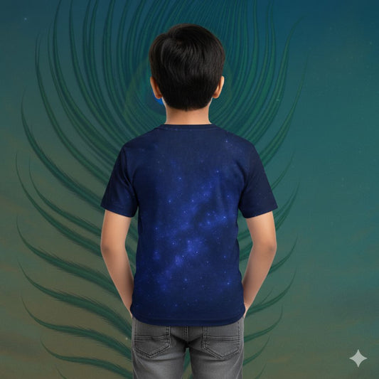 Celestial Lord Murugan - Starry Sky Kids Jersey