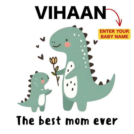 Personalized Baby Romper Gift for Mother’s Day | Custom Name Baby Onesie