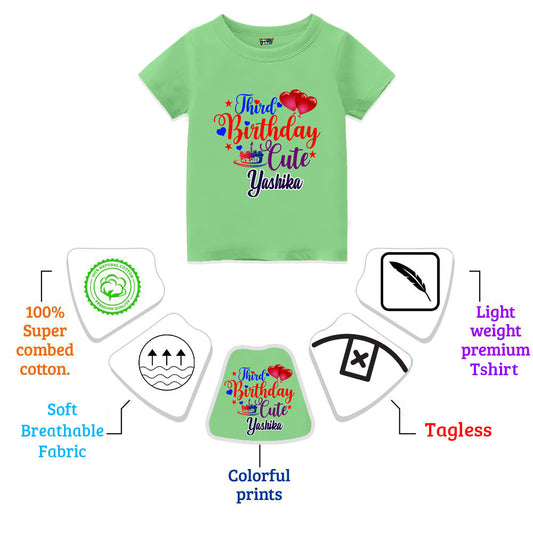 Name/Age Personalised Theme Tshirts for Kids
