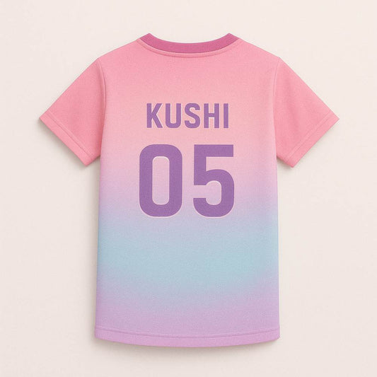 Kids Jersey Back Print Mermaid Print