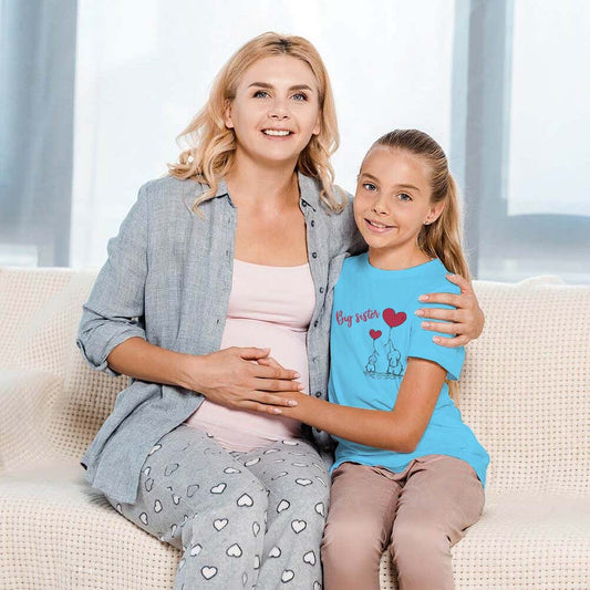 Big sister floral sublimation designs