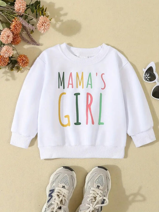 Mama's Girl Printed Sweatshirt