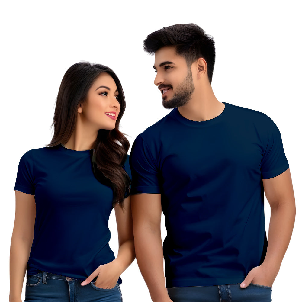 plain couple t shirt