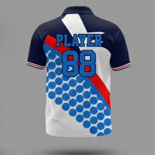 Custom Team Player Jersey for Cricket & Football | Name Number Sports T-Shirt