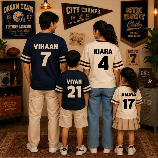 Family Match Day Jerseys for Dad Mom Kids – Sports Twinning Athletic Wear