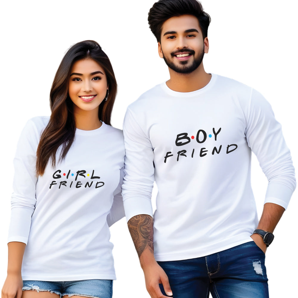 couple t shirt for white