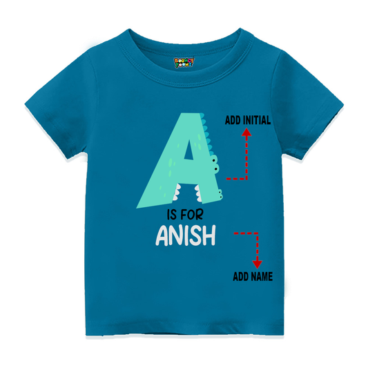 Bouncy Toonz  Customised Alphabet Toddler T-shirts