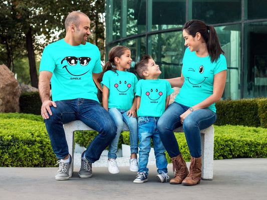 Smile Family Matching Tshirts for Family