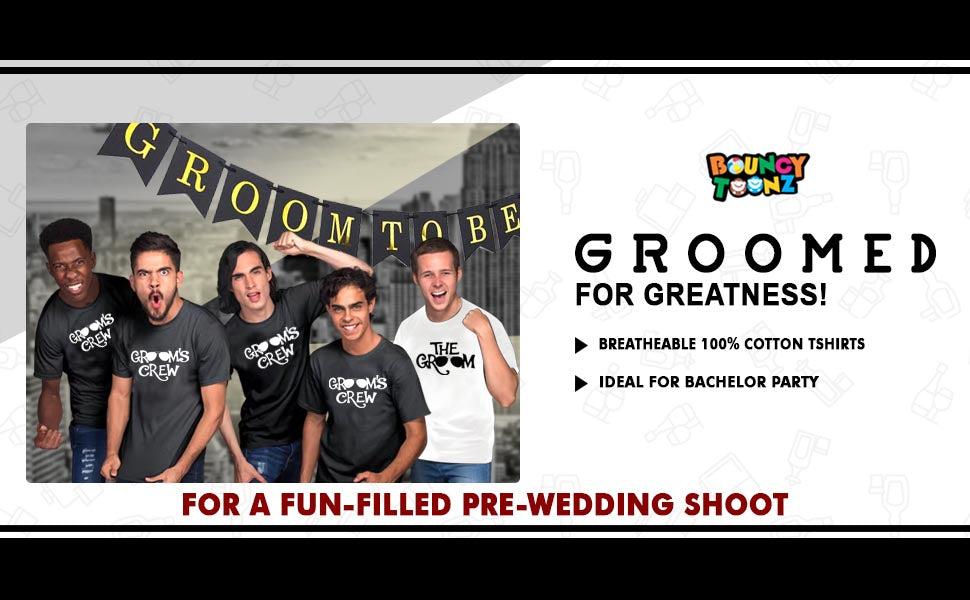 Groom's Drinking Team Bachelor Tshirts