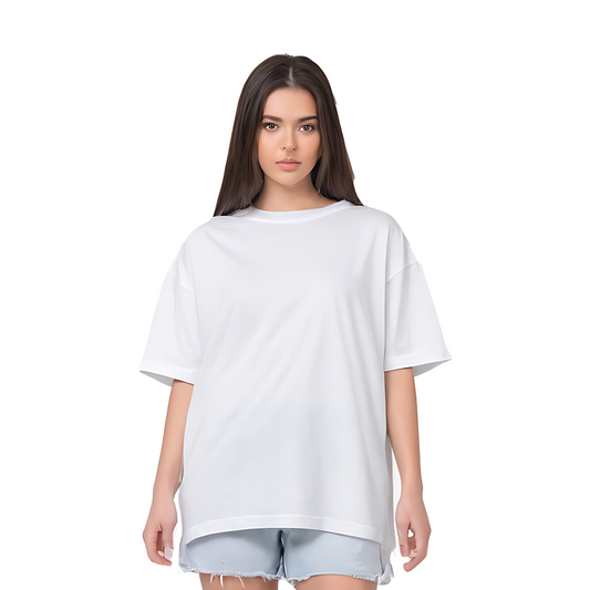 oversized plain t shirt for women