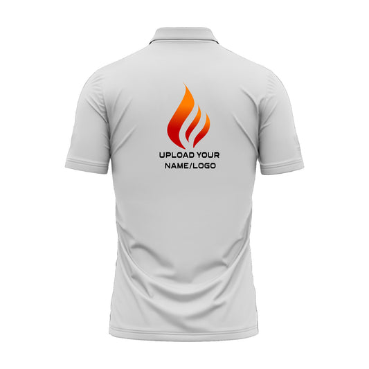 White Collar T-Shirt Customised