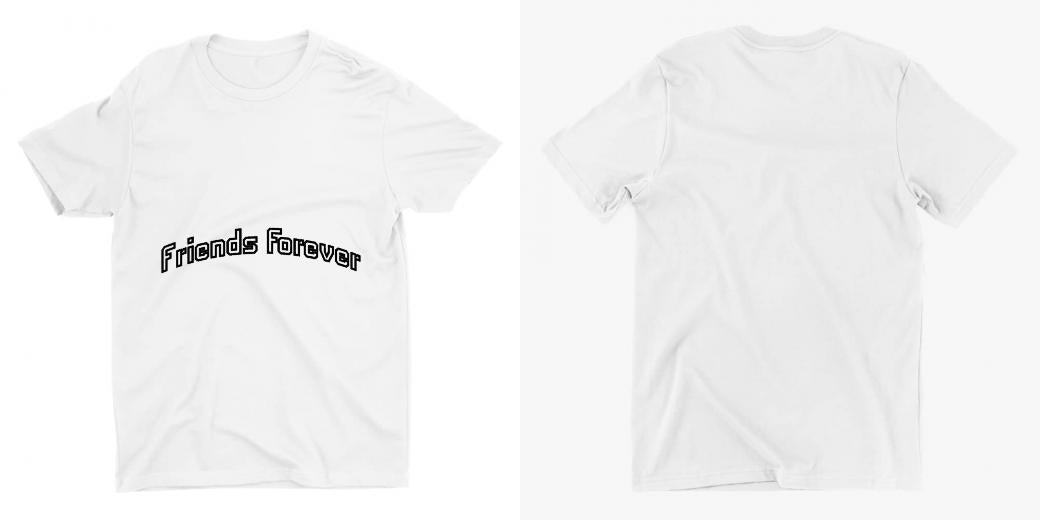 Custom T Shirts Printing Men Round Neck