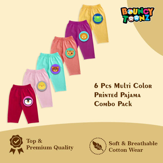 Printed Pyjamas 6pcs Breathable Combo