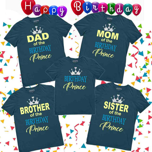 Birthday prince family navy