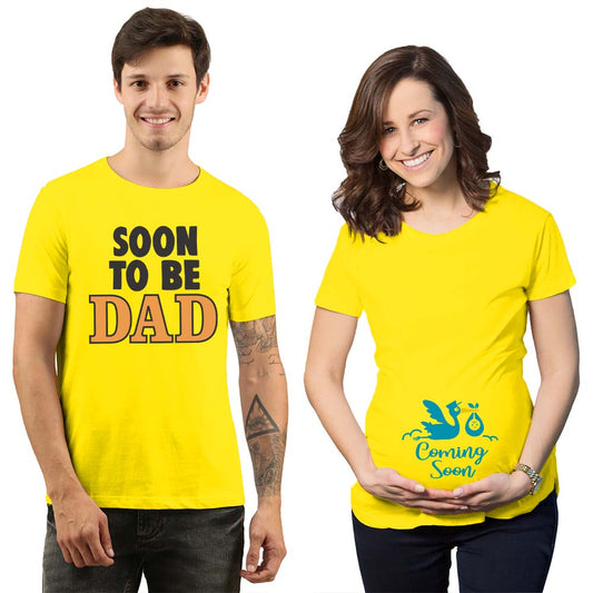 maternity couple tshirts cotton outfits maternity photoshoots pregnancy announcement ideas fun holme party