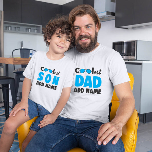 Coolest dad boy add name white