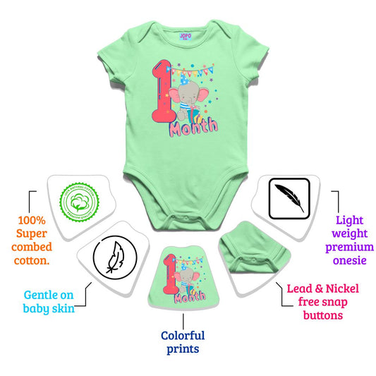 Elephant 1MONTH ONESIE