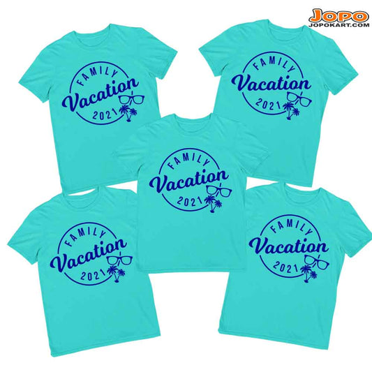 FAMILY VACATION 2021 NEW AQUA BLUE