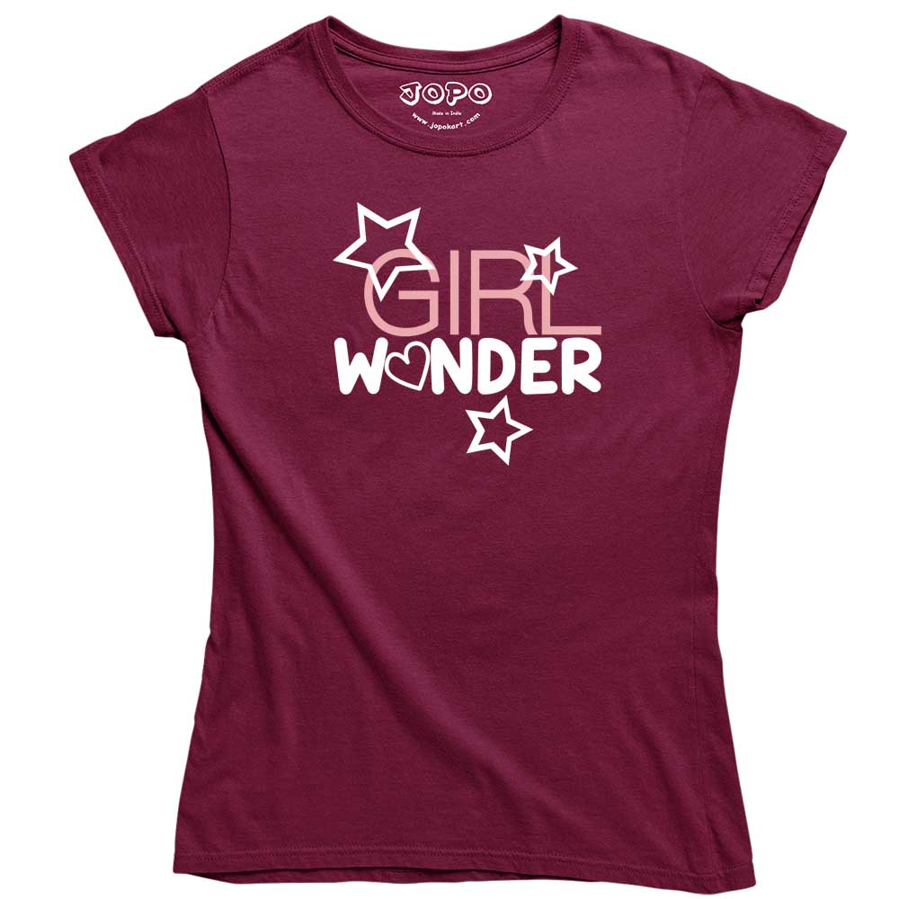 Girl Wonder maroon