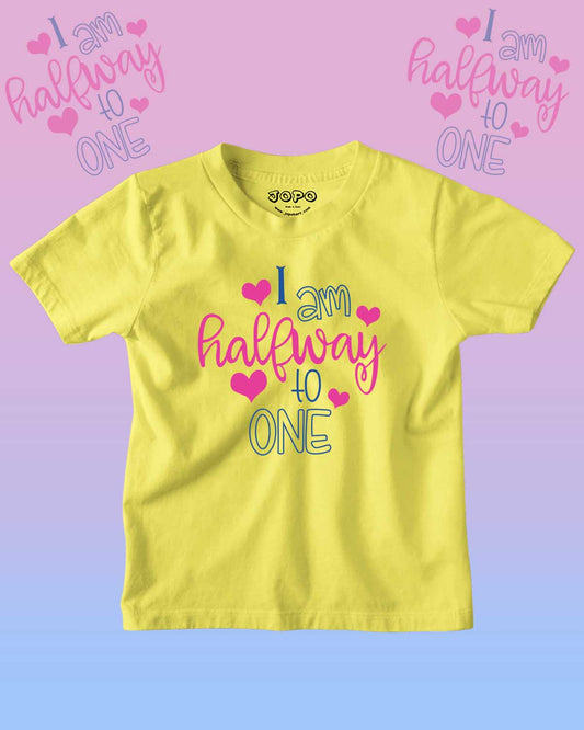 happy half birthday kid boy girl milestone party