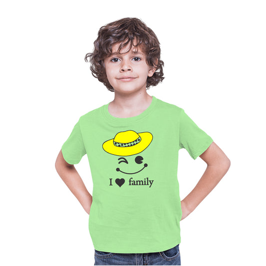 I Love Family Boys T-shirt